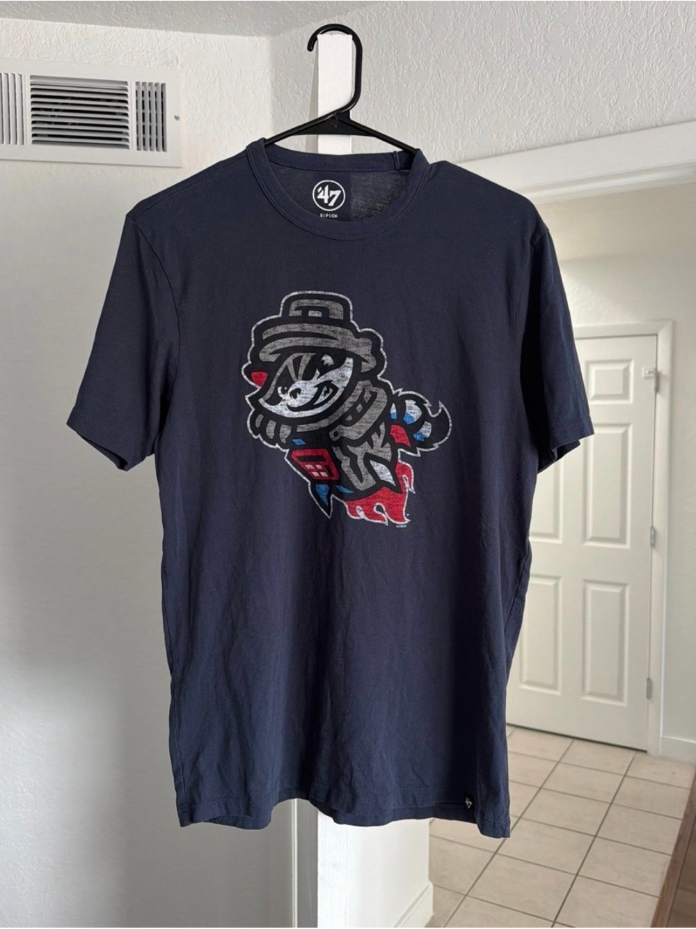 Rocket City Trash Pandas ‘47 Brand T-Shirt. Size Small.